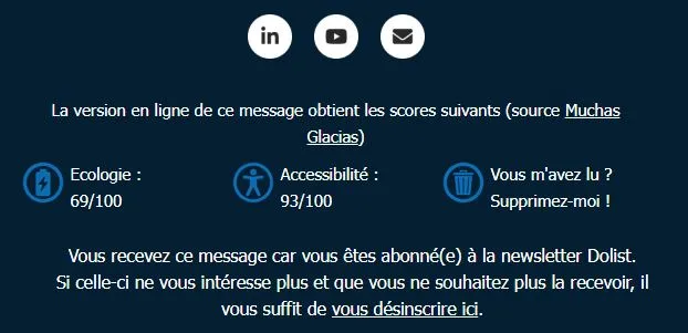 L'intégration d'un lien de désabonnement est obligatoire dans vos emails marketing