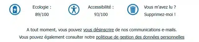 Donnez accès à votre politique des confidentialité