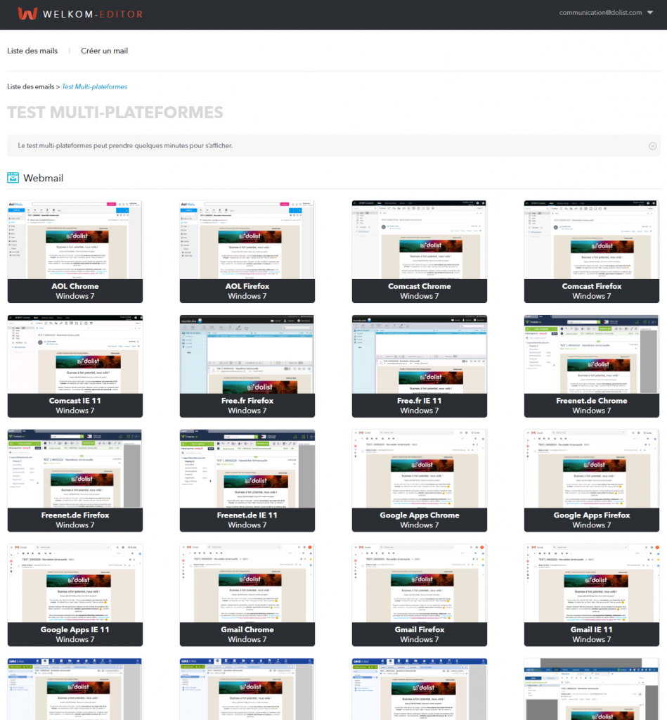 Welkom Editor Test Multi-plateformes