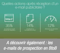 Comportement des professionnels français face aux e-mails de prospection