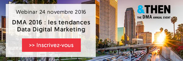 Webinar DMA 2016 : tendances data digital marketing