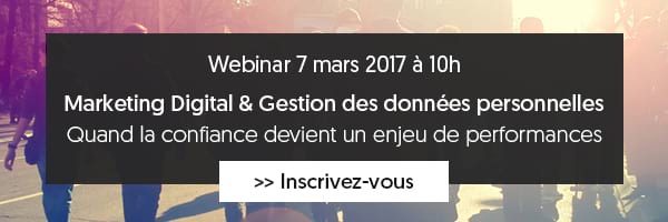 Webinar Marketing Digital et gestion données personnelles