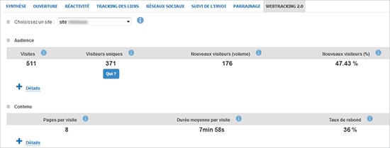 Le Webtracking évolue avec la gestion multi-sites & des statistiques optimisées