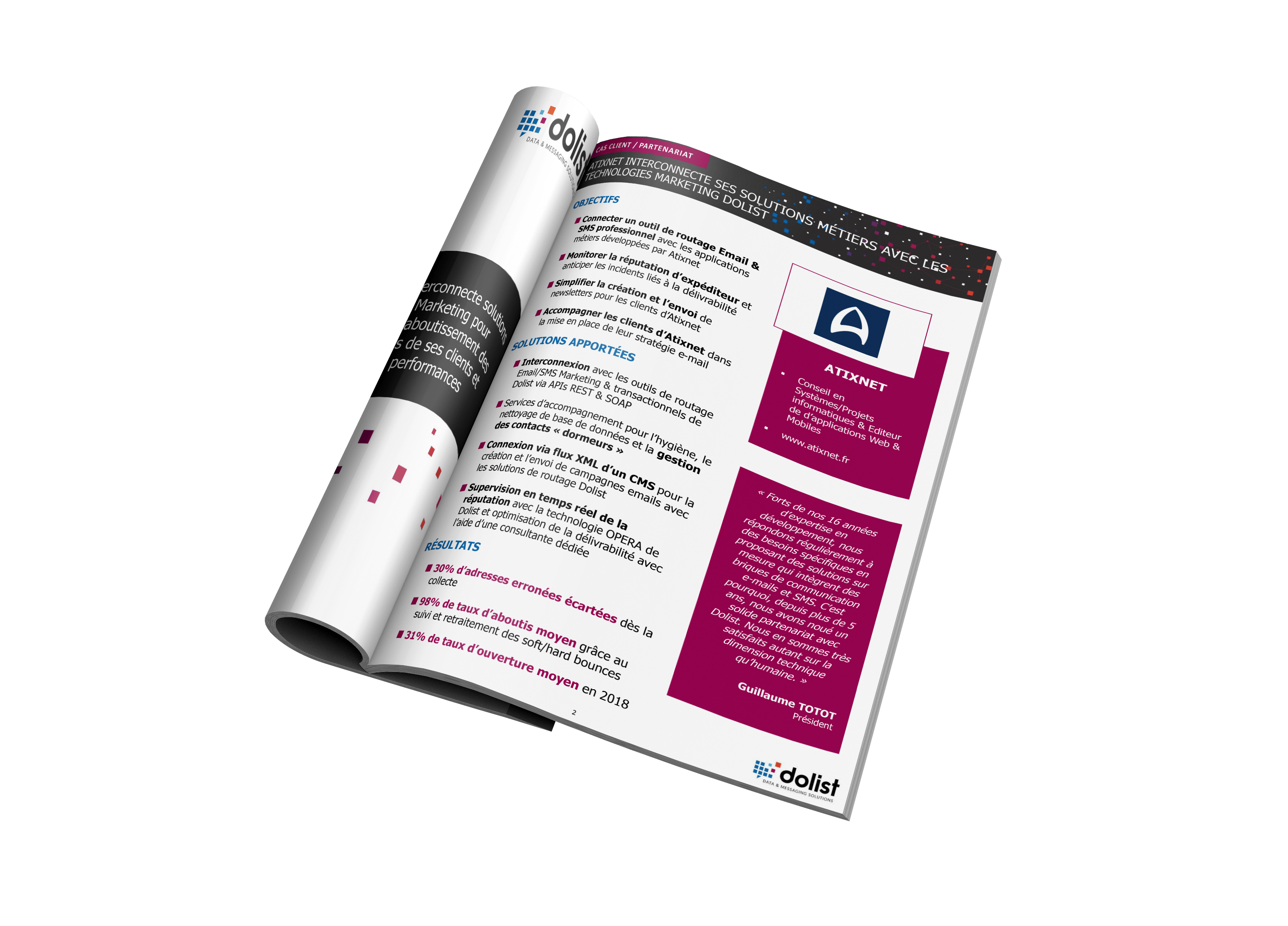 Cas client Atixnet Interconnexion solutions Métiers & Marketing