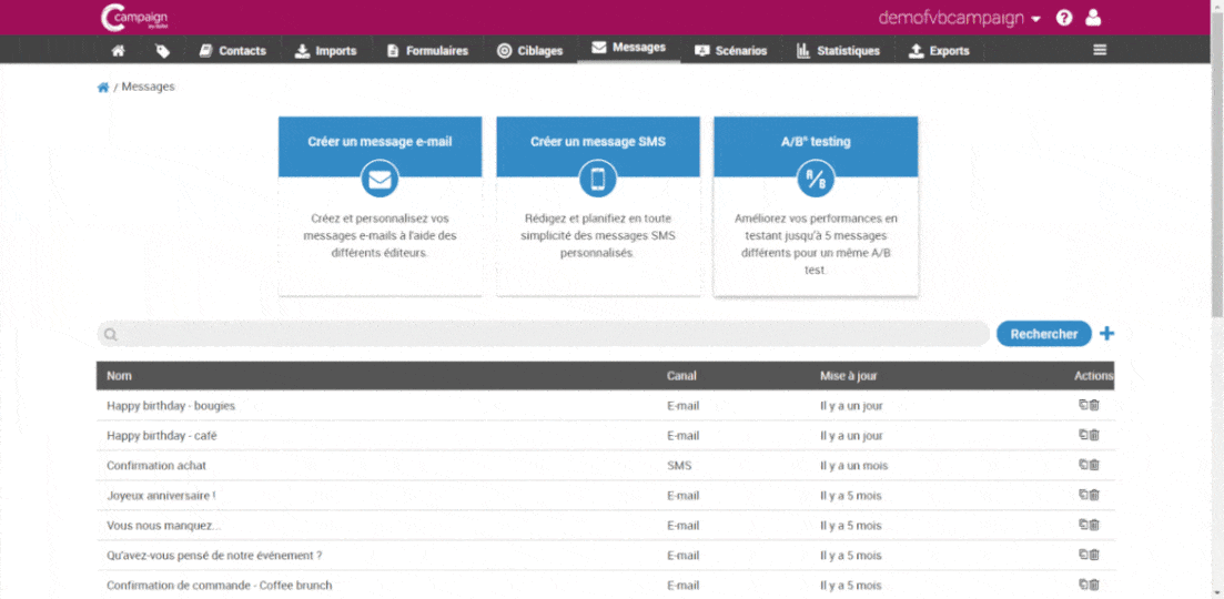 A/B Testing Campaign by Dolist