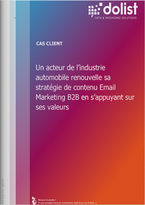 Cas client acteur de l’industrie automobile