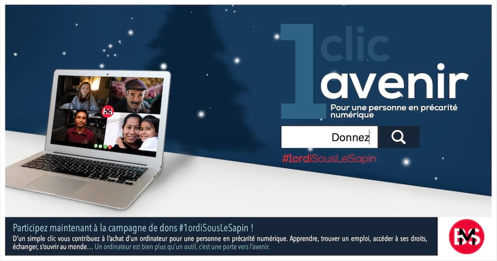 Dolist soutient l'opération “1 ordi sous le sapin” initié par Bordeaux Mécènes Solidaires