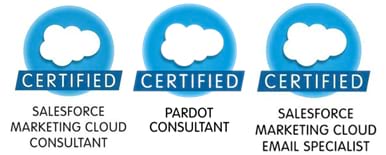 Les équipes Dolist certifiées Salesforce Marketing Cloud et Pardot