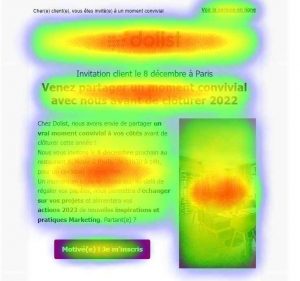 Heatmap campagne email Dolist