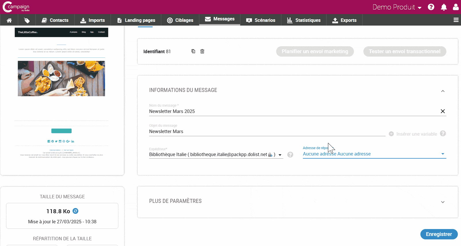 Dolist soutient le projet de date d’expiration email